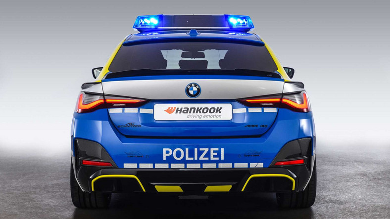 Koncepcyjny radiowóz BMW i4 AC Schnitzer