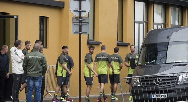 Germany National Team players evacuated from hotel in Paris