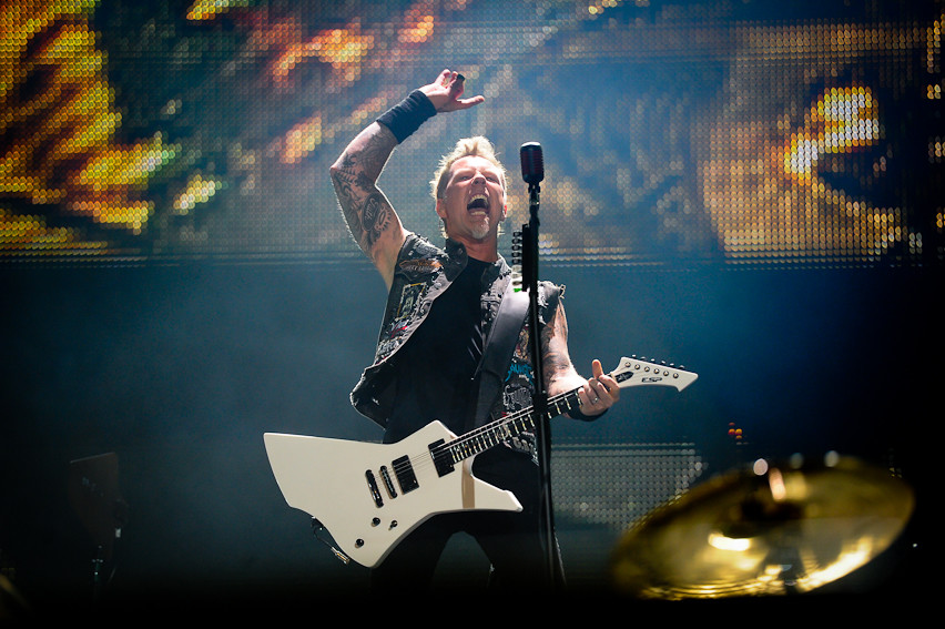 Metallica na festiwalu Sonisphere 2012 w Warszawie (fot. Artur Rawicz / Onet)