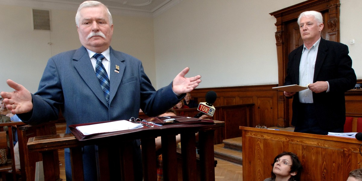 Lech Wałęsa i Krzysztof Wyszkowski