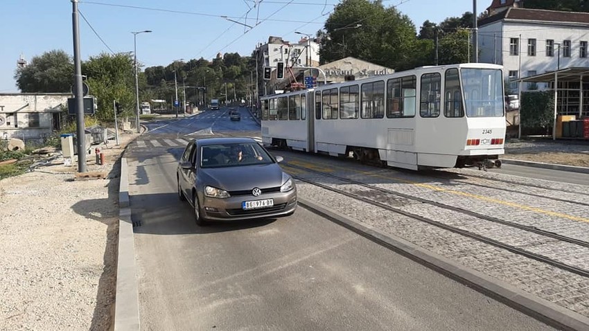 Karađorđeva otvorena i za tramvaje