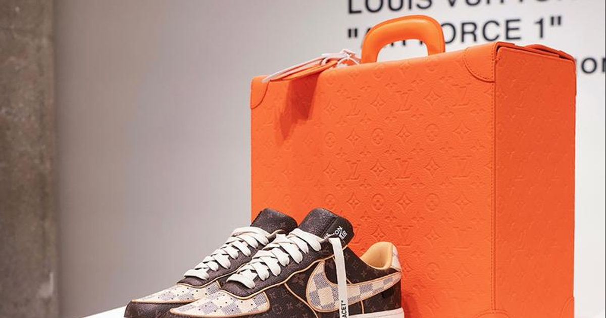 First Louis Vuitton x Nike Air Force 1 by Virgil Abloh sold for GHC2.2m - Vimarsana News