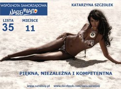 Piosenkarka chce być radną. Oto, jak się reklamuje