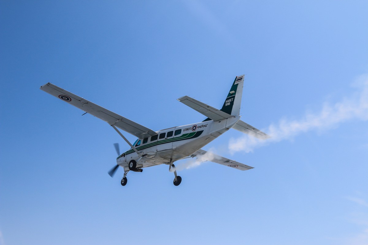 Rayong,,,Thailand-,Mar,28,2015:,Cessna,208,Caravan,No.1918