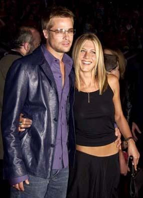 Brad Pitt i Jennifer Aniston byli jedną z najgorętszych par Hollywood