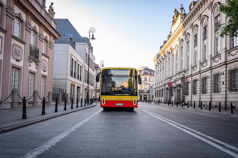 Autobus Yutong U12 na testach w Warszawie