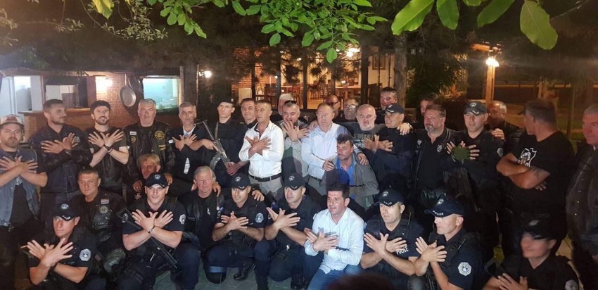 Hrvatski motorciklisti i pripadnici ROSU