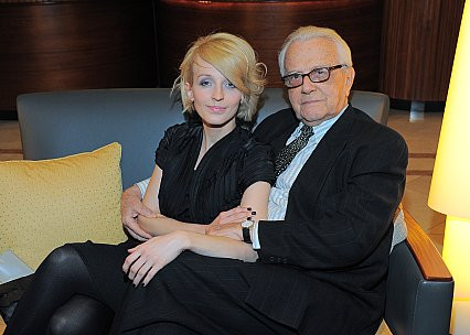 Andrzej Łapicki z żoną Kamilą Mścichowską-Łapicką w 2009 r.