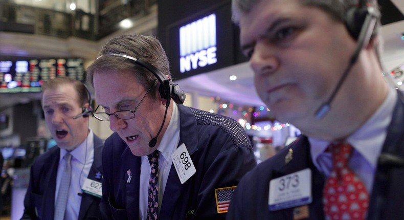 Traders at the New York Stock Exchange.Brendan McDermid/Reuters