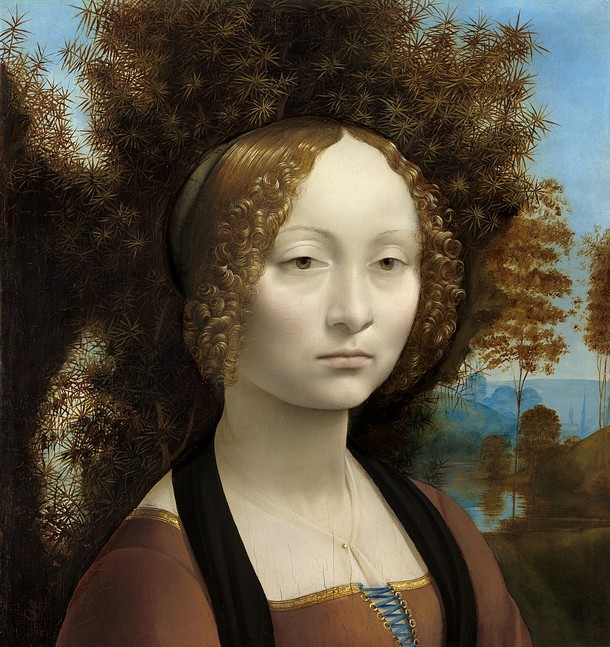 Leonardo da Vinci - Ginevra de Benci