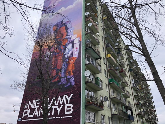 Niesamowity mural w centrum Kielc. "Ma zachęcić do refleksji"