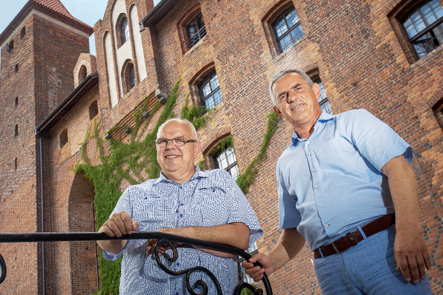 Andrzej Grabowski i Jerzy Borucki inwestycję w zamek w Gniewie od początku traktowali jako pasję