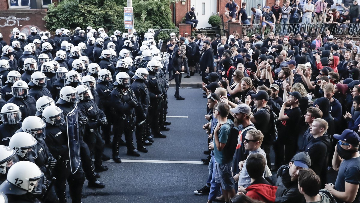 Protest against G20 Summit in Hamburg