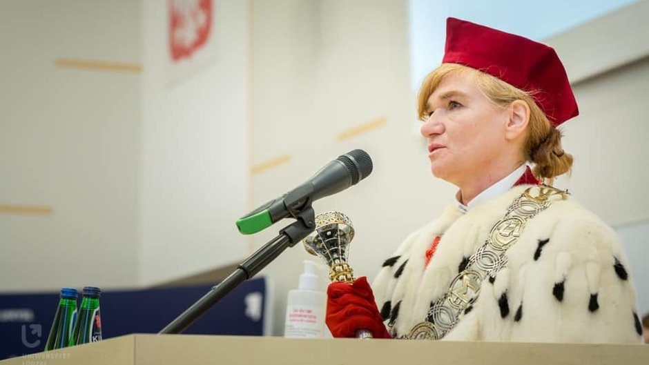 Rektor Uniwersytetu Łódzkiego - Prof. dr hab. Elżbieta Żądzińska