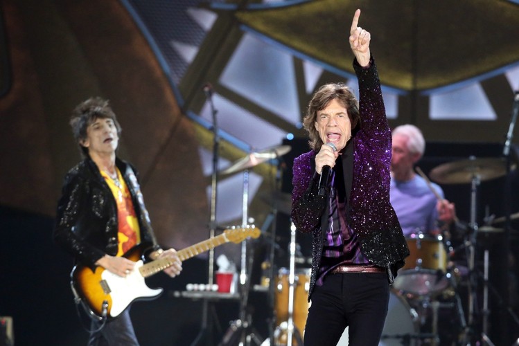 Ronnie Wood i Mick Jagger w Tel-Awiwie