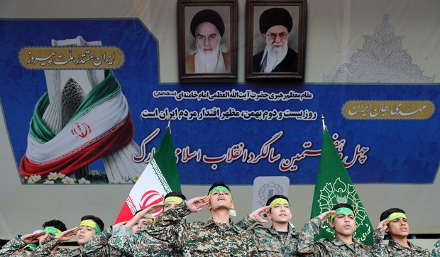 Pripadnici Basidža tokom proslave 47. godišnjice Islamske revolucije u Teheranu 11. februara jpg