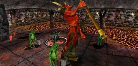 Screen z gry "Dungeon Keeper"