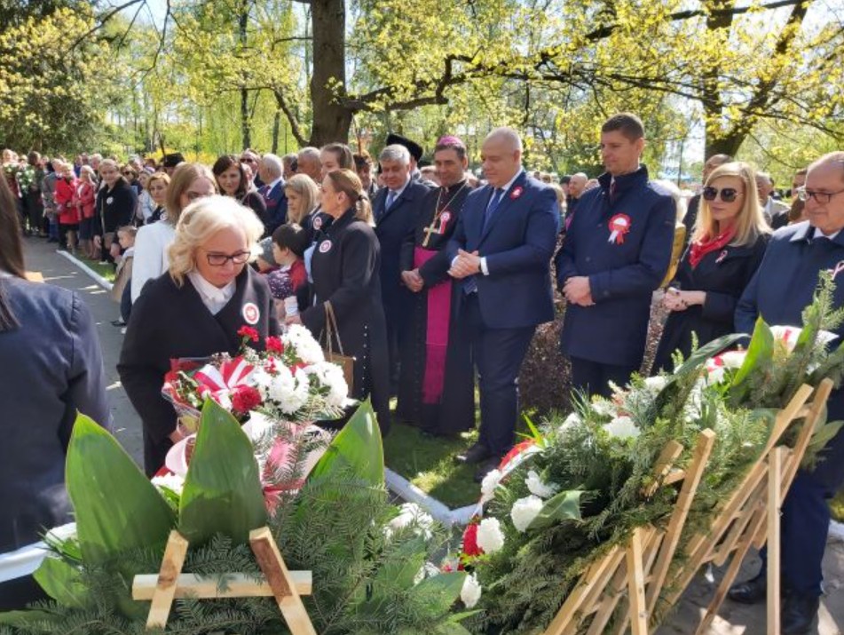 Obchody Święta Flagi oraz Święta Konstytucji 3 Maja w Hajnówce, 2023 r.