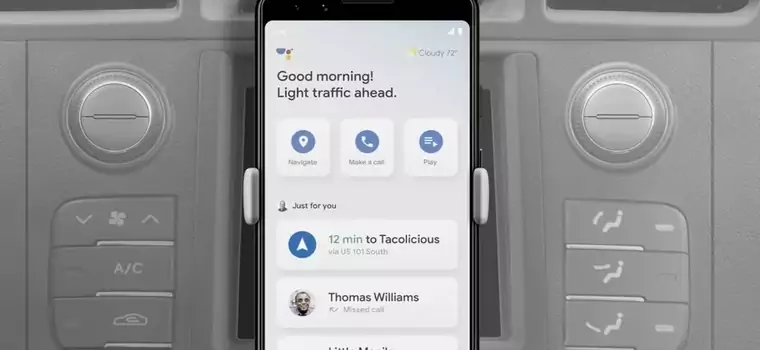 Tryb "dla kierowców" w Asystencie Google trafia do użytkowników Androida