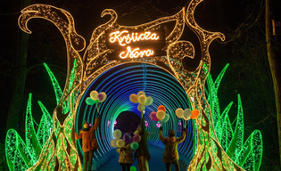 Miliony świateł rozświetlają zabytkowy łódzki park 