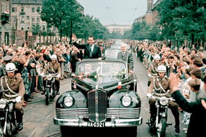 Wizyta wiceprezydenta USA Richarda Nixona w Polsce, Warszawa, sierpień 1959 r.