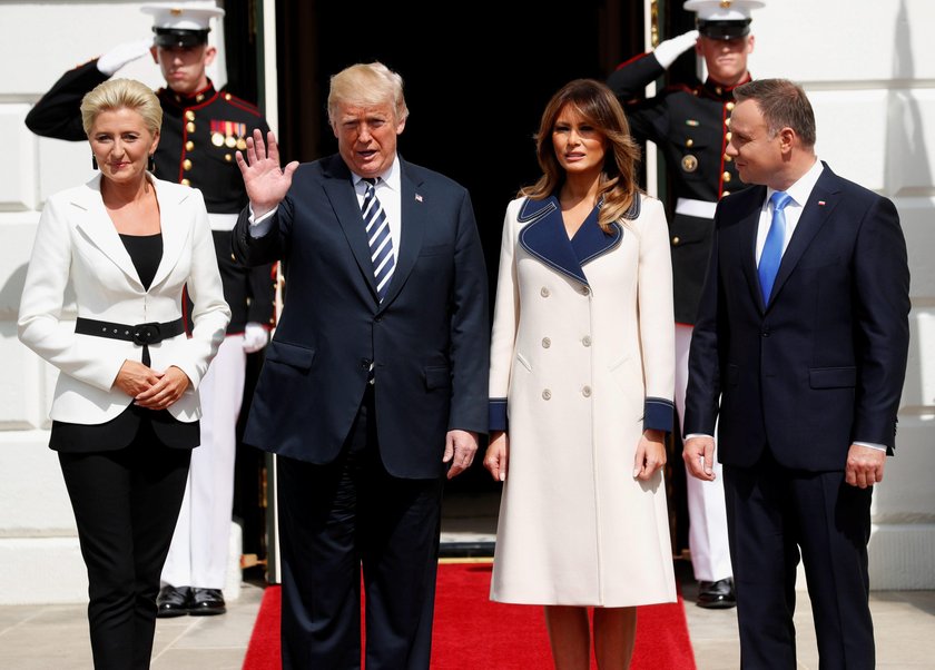 Prezydent Andrzej Duda w USA na spotkaniu z Donaldem Trumpem