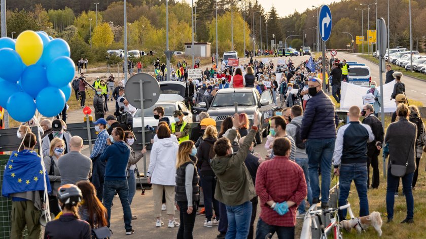 Protest w Lubieszynie