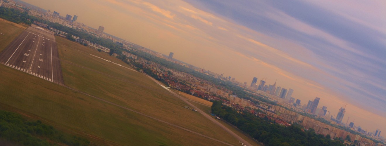 Warszawa z lotu ptaka