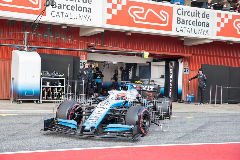 Formula 1 testy Barcelona