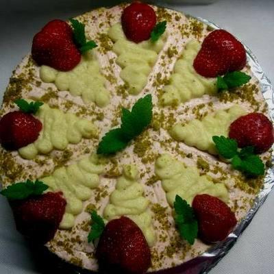 Epres málnahab-torta
