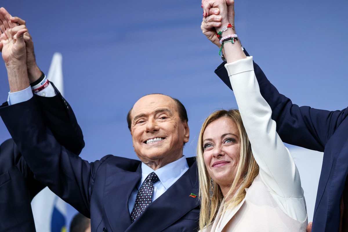 Silvio Berlusconi i Giorgia Meloni