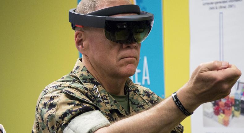 Marine Corps Robert Neller Microsoft HoloLens