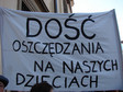 Protest przed magistratem, fot. Monika Kamińska-Wcisło/ Onet