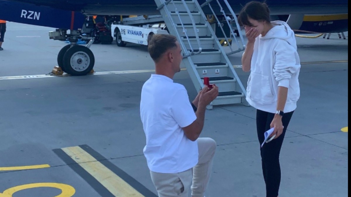 Na krakowskim lotnisku rozegrały się niezwykłe sceny