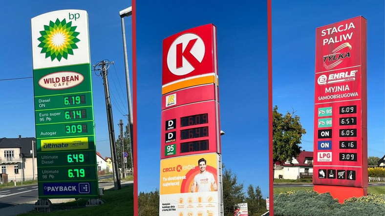Sprzedają w Polsce olej napędowy i benzynę po niższych cenach.