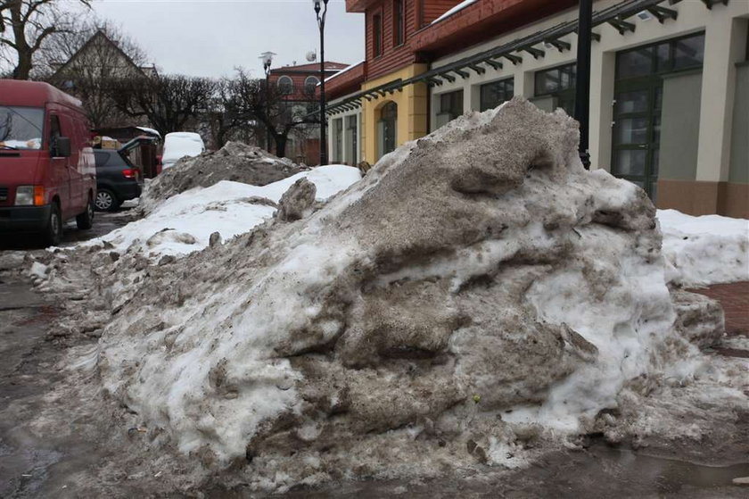 Gdańsk, śnieg, błoto, sprzątanie, potop, powódź