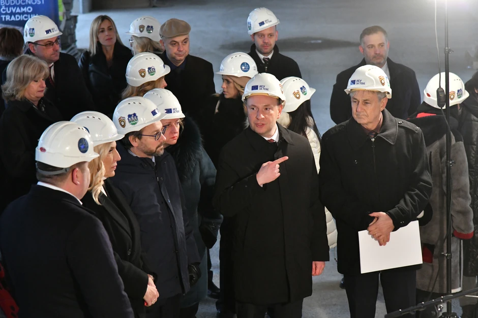 Obilazak radova na izgradnji Palate pravde