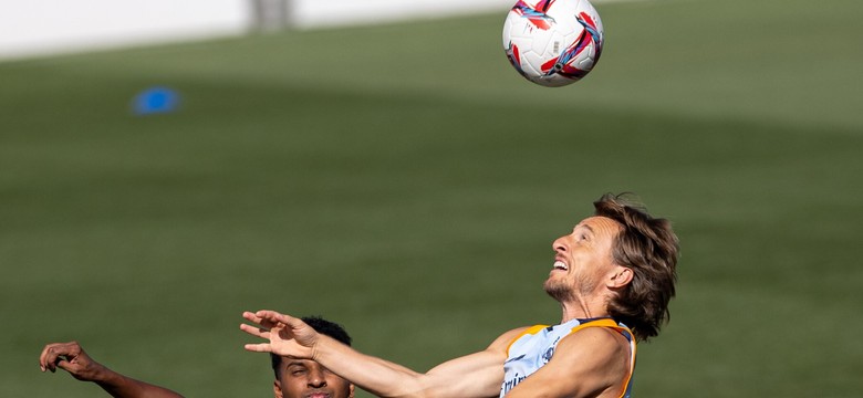 Luka Modric w kadrze Chorwacji na mecz z reprezentacją Polski