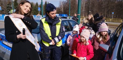 Ale akcja! Miss Polski zatrzymywała kierowców