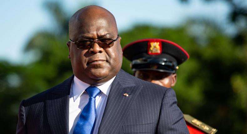 President of the Democratic Republic of Congo Felix Tshisekedi, seen here in November 2019, has called for a warmer relationship with Israel