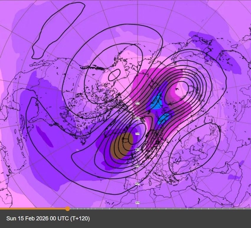 Rotiranje polarnog vrtloga