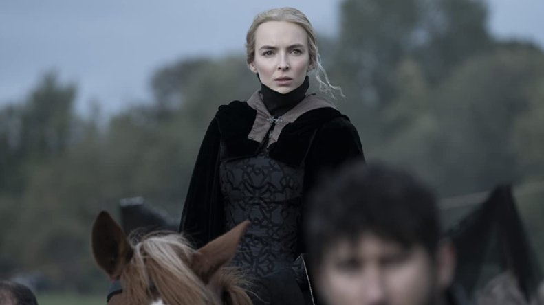 Jodie Comer jako Marguerite w filmie "The Last Duel"