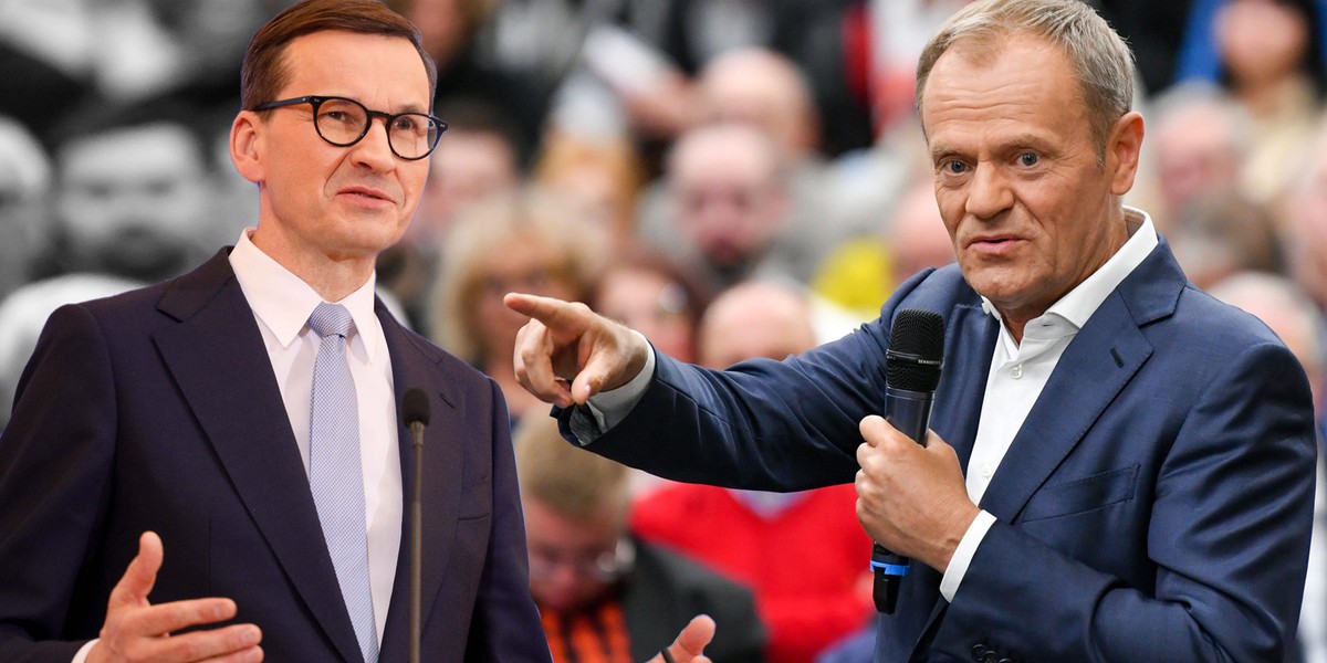 Tusk w dziwny sposób określił Morawieckiego. Nie wszyscy to zrozumieli.