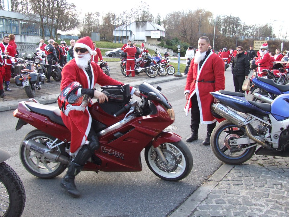 MIKOŁAJKI MOTOCYKLOWE W KRAKOWIE '2008