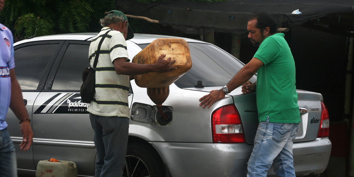 Wenezuela regularnie pogrąża się w paliwowych kryzysach. Zdjęcie z 2020 r.