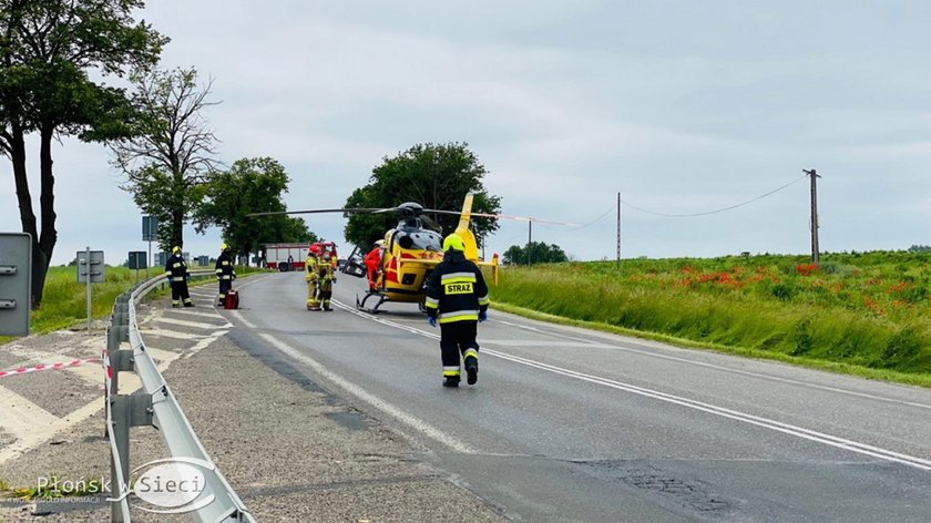 Ola, Ala i Antek w bardzo ciężkim stanie. Ich mama zginęła. Tragedia pod Płońskiem