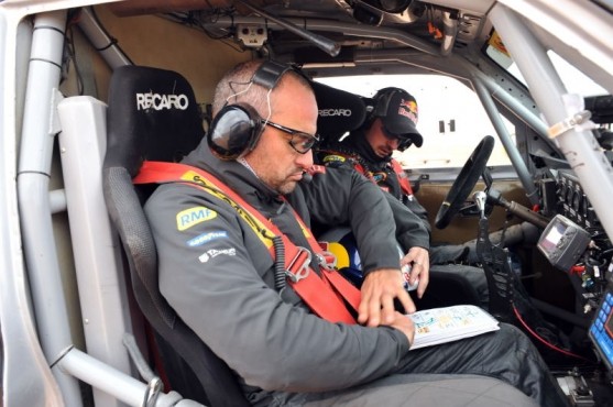 Adam Małysz wraz ze swym pilotem Rafałem Martonem