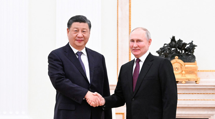 Megkezdődött Vlagyimir Putyin orosz és Hszi Csin-ping kínai elnök hivatalos csúcstalálkozója kedden a Kremlben/ Fotó: Northfoto