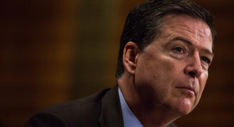 Director of the Federal Bureau of Investigation, James Comey testifies in front of the Senate Judiciary Committee during an oversight hearing on the FBI on Capitol Hill May 3, 2017 in Washington, DC. Comey is expected to answer questions about Russian involvement into the 2016 presidential election.