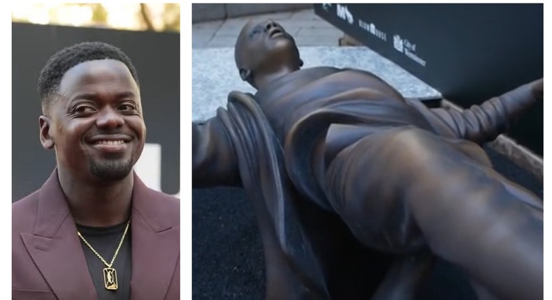 Daniel Kaluuya had his statue unveiled last weekend in London